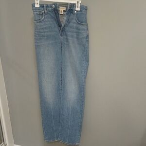 Madewell Classic Straight Leg Light Blue Jeans